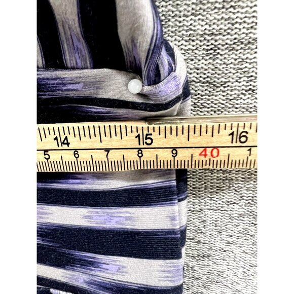 Eddie Bauer Womens Medium Maxi Dress Blue Space Dye Travex Aster Racerback - Picture 10 of 13